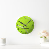 テニスパーソナライズされたボール ラウンド壁時計 (ホーム)