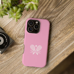 テニスパーソナライズされたラケットモチーフスポーツAny Color iPhone 16 Proケース