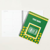 テニスパーソナライズされた選手のためのデザイン，コーチと プランナー手帳 (ディスプレー)