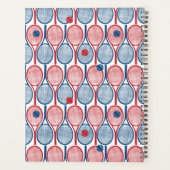 テニスパーソナライズされた選手のためのデザイン、コーチ… プランナー手帳 (裏面)