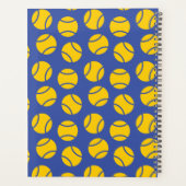 テニスパーソナライズされた選手のためのデザイン、コーチ… プランナー手帳 (裏面)