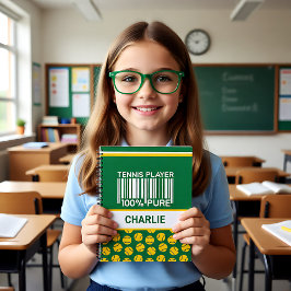 テニスパーソナライズされた選手のためのデザイン、コーチ… プランナー手帳