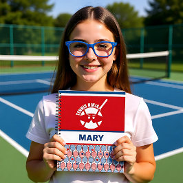 テニスパーソナライズされた選手のためのデザイン、コーチ… プランナー手帳