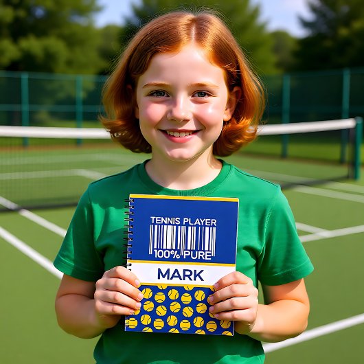 テニスパーソナライズされた選手のためのデザイン、コーチ… プランナー手帳