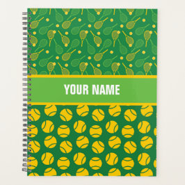 テニスパーソナライズされた選手のためのデザイン、コーチ… プランナー手帳