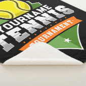 テニスパーソナライズされた選手の名前VARSITY大会 シェルパブランケット (3/4)