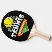 テニスパーソナライズされた選手の名前VARSITY大会 卓球ラケット (横)