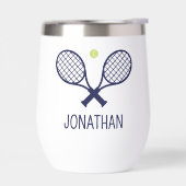 テニスパーソナライズされた選手テニスキャプテンコーチ (左面)