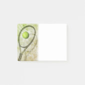 テニスパーソナライズされた選手ファン ポストイット (正面)