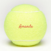 テニスパーソナライズされた選手 テニスボール (正面)