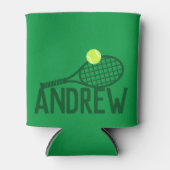 テニスパーソナライズされた選手 缶クーラー (正面)