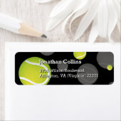 テニスパーソナライズされた |スポーツ ラベル (インサイチュ)