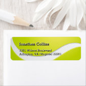 テニスパーソナライズされた |スポーツ ラベル (インサイチュ)