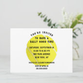 テニスパーティの招待状 招待状 (スタンド正面)