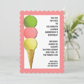 テニスパーティの招待状 招待状 (スタンド正面)