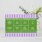 テニスパーティの招待状 招待状 (スタンド正面)