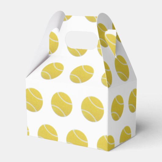 テニスパーティーのお気に入り フェイバーボックス (裏面サイド)