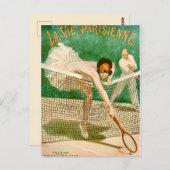 テニスパーティーはがき ポストカード (正面/裏面)