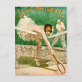 テニスパーティーはがき ポストカード (正面)