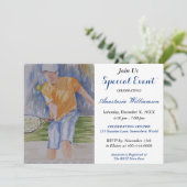 テニスパーティーイベント招待 招待状 (スタンド正面)