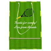 テニスパーティーゲスト ミディアムペーパーバッグ (正面)