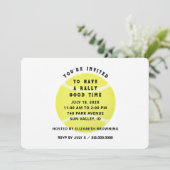 テニスパーティー招待状 招待状 (スタンド正面)