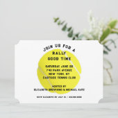 テニスパーティー招待状 招待状 (スタンド正面)