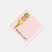 テニスパーティー紙ナプキンス スタンダードカクテルナプキン (角)