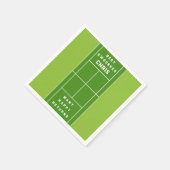 テニスパーティー スタンダードカクテルナプキン (角)