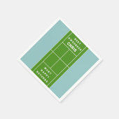 テニスパーティー スタンダードカクテルナプキン (角)