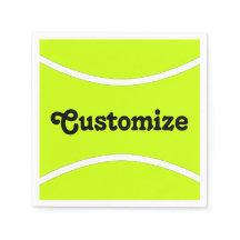 テニスパーティー/バンケットカスタム文字カクテルナプキンス