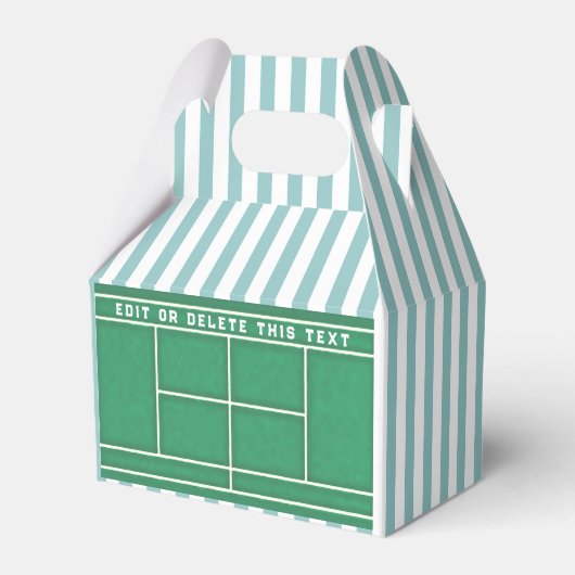 テニスパーティー フェイバーボックス (正面サイド)