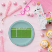 テニスパーティー ペーパープレート (パーティー)