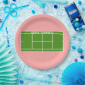 テニスパーティー ペーパープレート (パーティー)