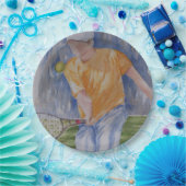 テニスパーティー ペーパープレート (パーティー)