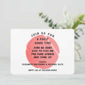 テニスパーティ 招待状 (スタンド正面)