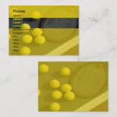 テニスビジネスカード 名刺 (正面/裏面)