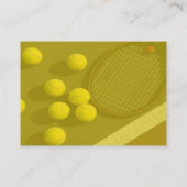 テニスビジネスカード 名刺 (裏面)