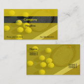 テニスビジネスカード 名刺 (正面/裏面)