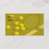 テニスビジネスカード 名刺 (裏面)