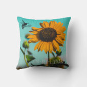 テニスビーサンフラワー装飾用クッション クッション (裏面)