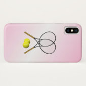 テニスピンクスポーツ Case-Mate iPhoneケース (裏面(横))