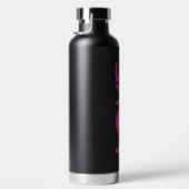 テニスピンクLOVEブラック ウォーターボトル