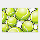 テニスファンキーギフトボール競技パタカッコいいーン ラッピングペーパーシート (正面2)