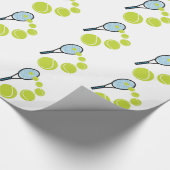 テニスファンスライスサーバ ラッピングペーパー (角)