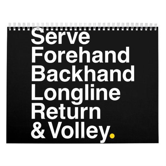 テニスファン カレンダー (カバー)