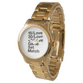 テニスファン 腕時計 (アングル)