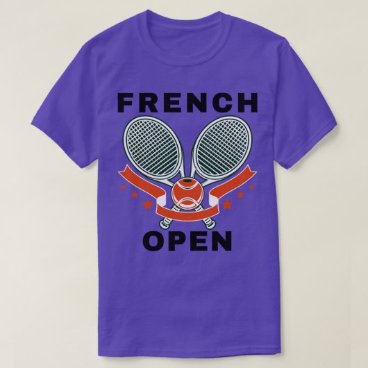 テニスフランスの大会のオープン1 Tシャツ (デザイン正面)