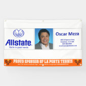 テニスブースタークラブビジネスバパーソナライズされたナー 横断幕 (横)