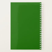 テニスプカスタムレーヤーまたはコーチ用のスパイラルプランナー プランナー手帳 (裏面)